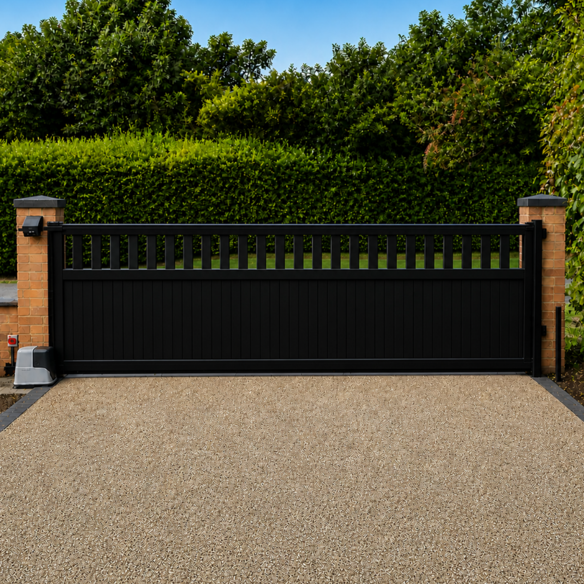 Aluminium Sliding Gate 3.2m x 1.8m - ALFIE