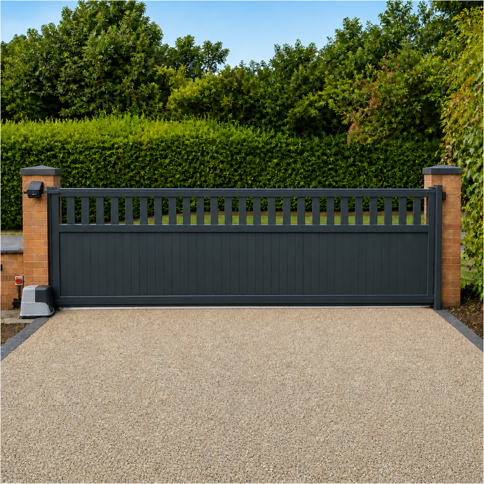 Aluminium Sliding Gate 3.2m x 1.8m - ALFIE