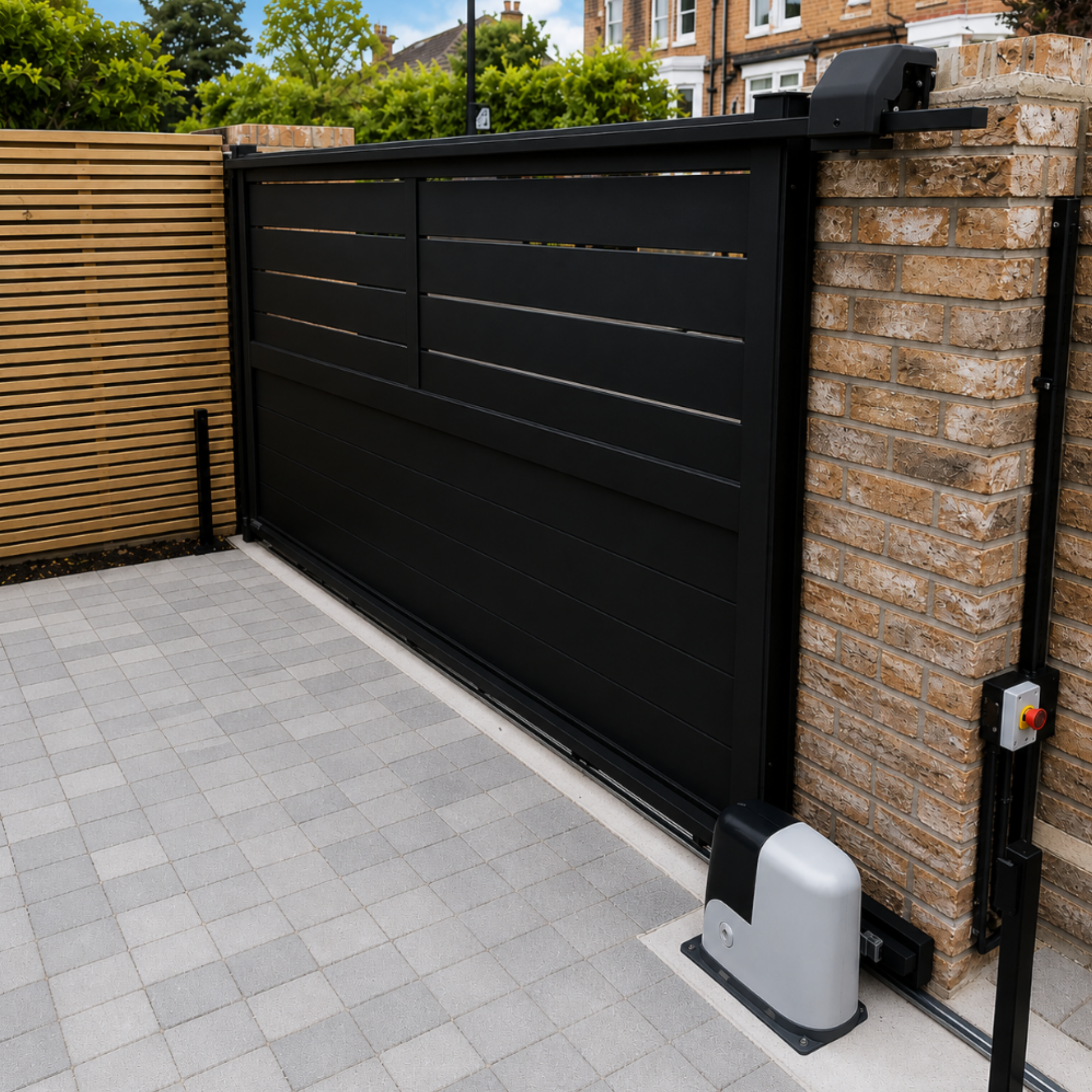Aluminium Sliding Gate 3.2m x 1.8m - LUKER
