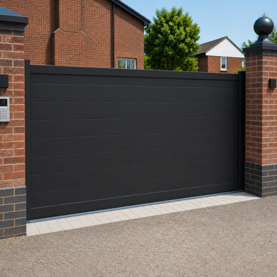 Aluminium Sliding Gate 3.2m x 1.8m - AMY