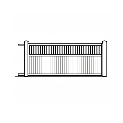 Aluminium Sliding Gate 3.2m x 1.8m - ALFIE