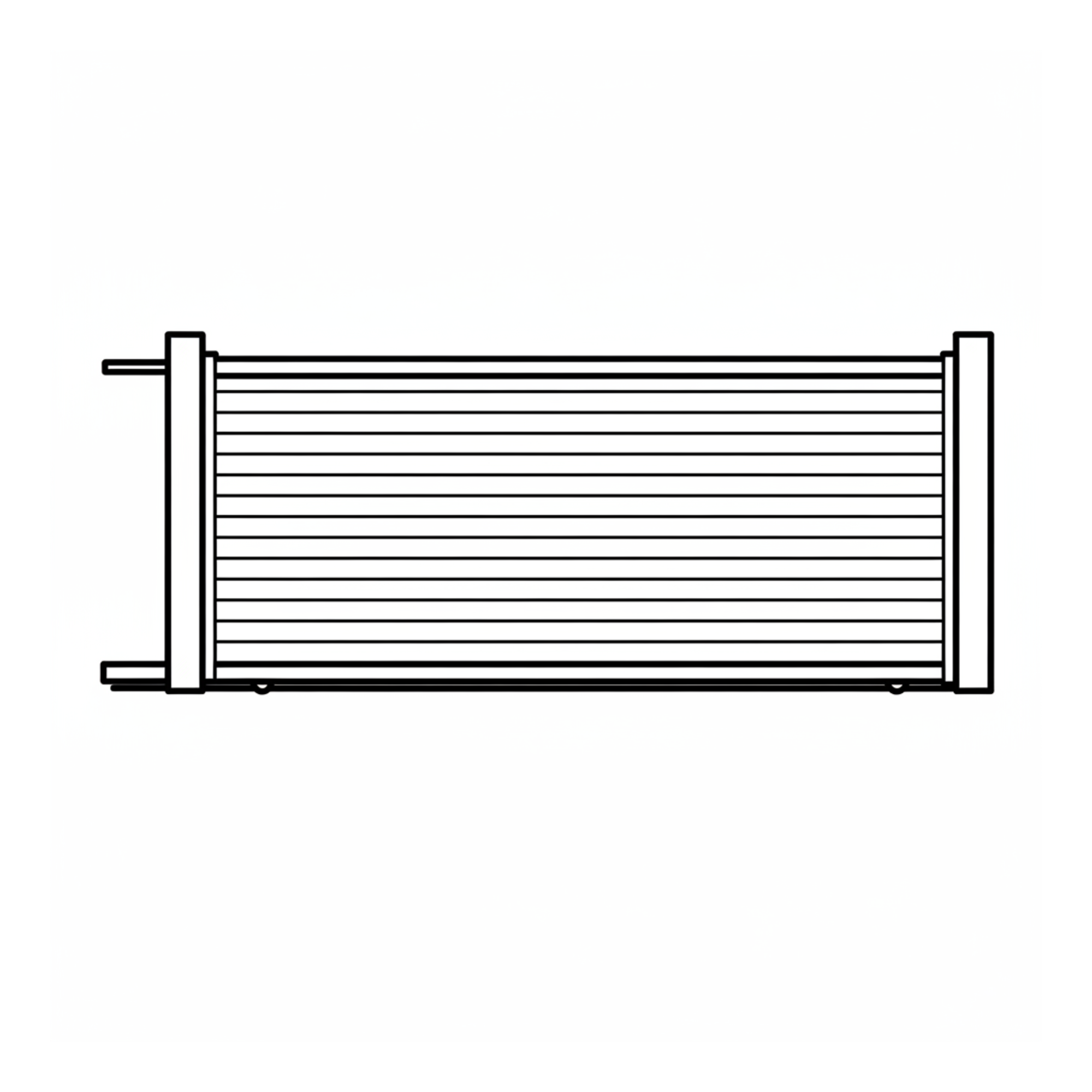 Aluminium Sliding Gate 3.2m x 1.8m - AMY