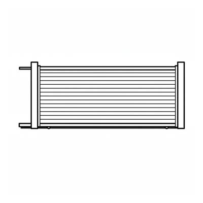Aluminium Sliding Gate 3.2m x 1.8m - AMY