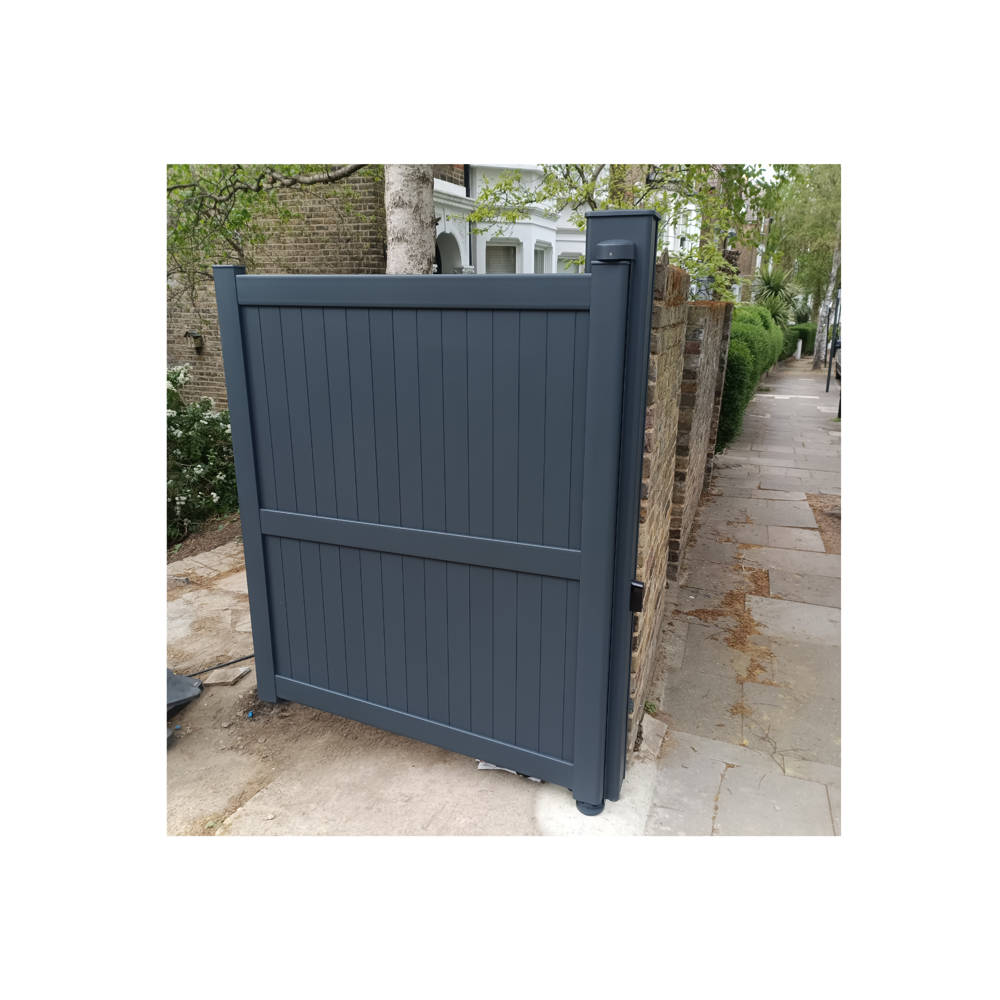 Aluminium Double Swing Gate 3.5m x 1.8m - MAICY